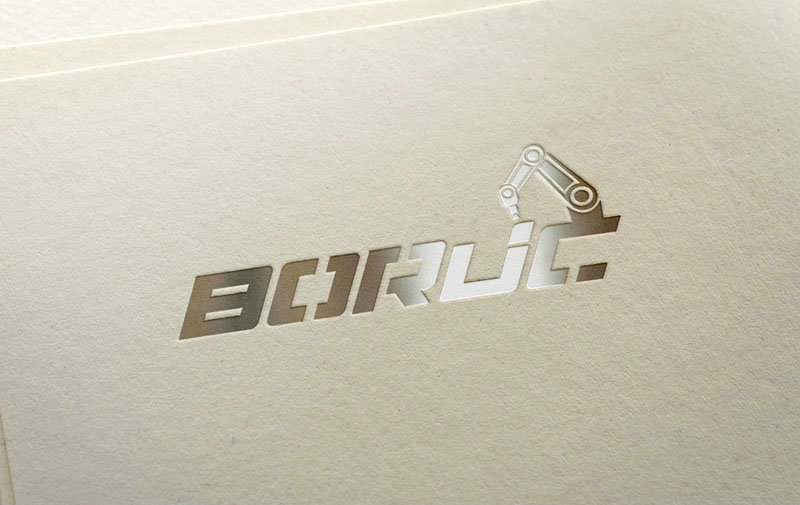 博鲁克机器人logo设计